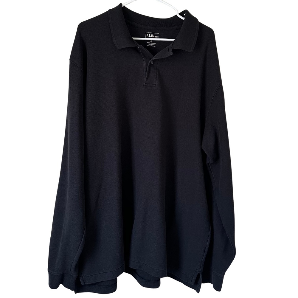 L.L. Bean Men's Long Sleeve Polo Shirt